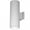 Graphite, variant on Wac Lighting Ds-Wd06-Fc Tube Architectural 2 Light 18" Tall Led Outdoor Wall Sconce -