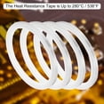 thumbnail image 5 of Uxcell Clear Heat Tape, 1 Roll 5mmx33m 108ft High Temperature Heat Resistant Tape for Sublimation, 5 of 6