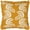 Ochre, variant on Paoletti Montrose Pleated Floral Throw Pillow Cover