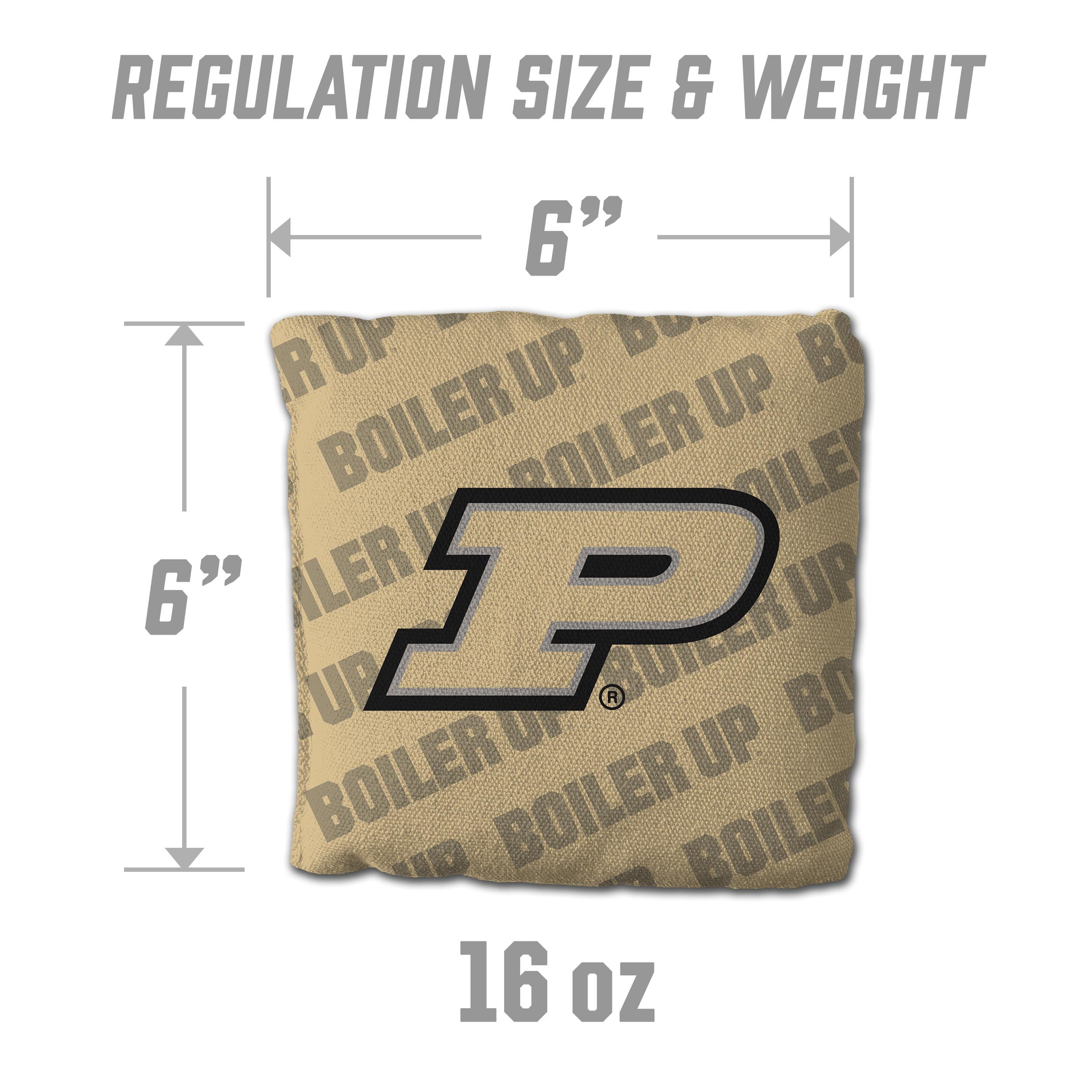 NCAA Purdue Boilermakers Cornhole Bags - 4PK - Gold