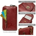 thumbnail image 4 of S-ZONE Women RFID Blocking Crossbody Cell Phone Purse Small Faux Leather Wallet Purse, 4 of 5