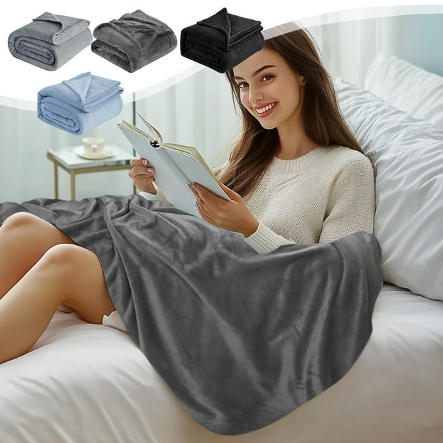 Sentmoon Couverture Jetée Couvertures Couverture Simple Couverture de Yoga Adaptée aux Pièces avec Réfrigération pour Longues Périodes de Maintenir la Température au Frais Mais Pas Froid pour Canapé et Sofa