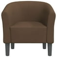 thumbnail image 5 of vidaXL Tub Chair Brown Fabric, 5 of 7