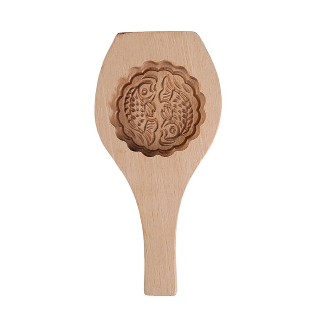 kurtrusly Mooncake Cake Wood Mold Chocolate Biscuit Candy Cookie Mould Reusable Washable Baking Tool Kitchen Gadget Bakeware Type 10 1Set