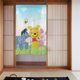 thumbnail image 2 of Cortina de puerta de Eeyore para entrada, cortina opaca con estampado de patrón, cortina divisoria de ambientes, tapiz para decoración del hogar, 34" de ancho x 56" de largo, 2 of 7