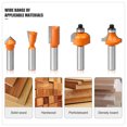 thumbnail image 3 of 12Pcs Woodworking Milling Cutter Set Tungsten Carbide Edge Trimming Machine Blade Wood Slotting Hard Alloy Carpentry Tool, 3 of 7