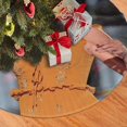 thumbnail image 2 of Falda para árbol de Navidad TA-Yi-Or, suave y divertida, collar para árbol de Navidad, decoración navideña de estilo rústico, 48", 2 of 4