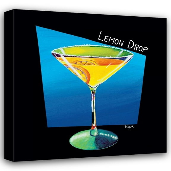 Mary Naylor 20x20 Gallery Wrapped Canvas Wall Art Titled - Lemon Drop