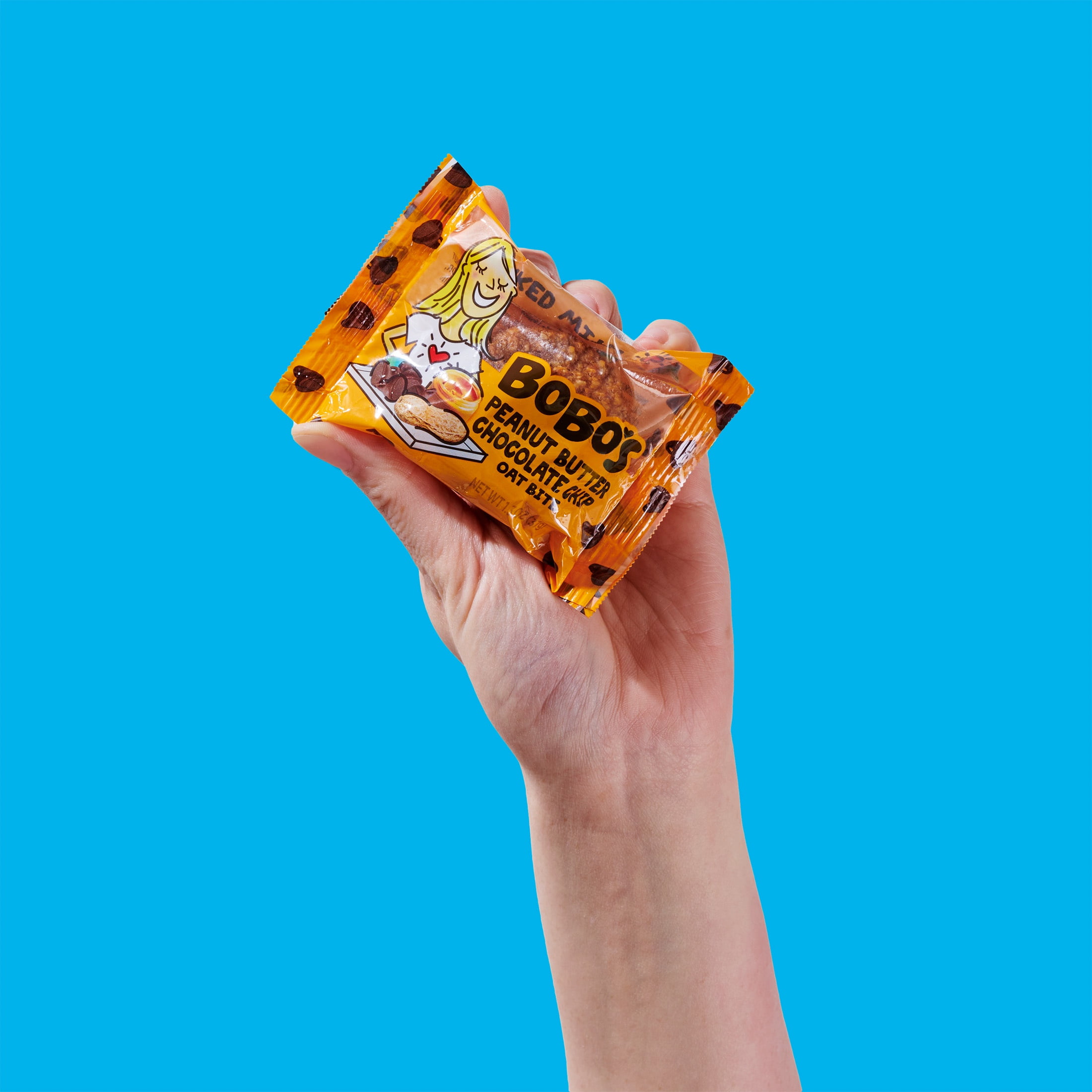 (2 pack) Bobo's Oat Bites, Peanut Butter Chocolate Chip, 5 Pack of 1.3 oz bars