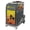 Gray Frame, variant on Zuca 18" Sport Bag - Tropical Sunset with Flashing Wheels (Blue Frame)