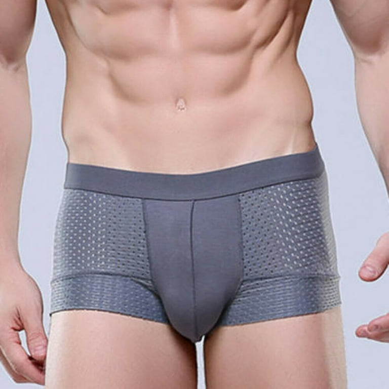 Men's Transparent Waterproof Boxers Panties Sexy See-through Shorts  Underwear