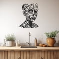 thumbnail image 3 of LaModaHome Exclusive Portrait Of Minimalist Woman Metal Wall Art – Durable & Artistic Metal Wall Art for Home and Office Decor, Perfect for Any Interior Design Aesthetic, 3 of 5