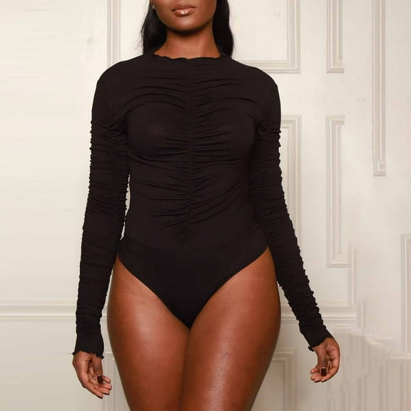 Teacher Appreciation Gifts AXXD Bike Shorts,Solid Color Leopard Print Long Sleeve Shirt Jumpsuit Shorts for Women Black 12