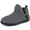 Dark Grey, variant on Sofora by RockDoves Men's Alpinz Puffer Bootie Slipper