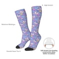 thumbnail image 4 of Pofeuu Butterflies And Flowers Print Stockings, Adult Running Hiking Socks for Youth and Adult, 4 of 6