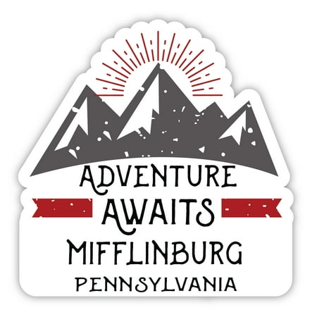 

Mifflinburg Pennsylvania Souvenir 4-Inch Magnet Adventure Awaits Design