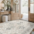 thumbnail image 4 of KUETH 4x6 Area Rugs for Living Room, Non Slip Machine Washable Retro Rugs, Ultra-thin Print Rug for Bedroom, Dining Room, Home Office., 4 of 8