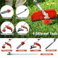 thumbnail image 3 of Seipouy 52cc 2-Cycle Gas Weed Eater Gas Powe, 5-in-1 Gas Weed Wacker, Brush Cutter Gas Trimmer for Grass and Weed, Hedge Trimmer Gas String Trimmer, Edger, Pole Saw & Pruner, 3 of 12