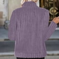 thumbnail image 5 of Aimik Women's Ribbed Knit Full Zip Up Cardigan Sweater Cozy Chunky Fleece Jacket with Pockets Casual Outerwear, 5 of 5
