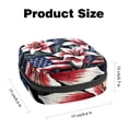 thumbnail image 2 of Flag Plants Sanitary Napkin Purse Sanitary Bags under Clothes Travel Pouch Ring Pouch Small Storage Bag for Sanitary Napkins - 4.7x6.6x6.6 in, Plush Fabric, Sponge, 2 of 6