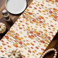 thumbnail image 2 of Hello Fall Table Runner, Autumn Thanksgiving Kitchen Dining Table Decoration for Home Party Decor 13x120 Inches, 2 of 9