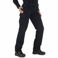 thumbnail image 2 of 5.11 Work Gear Women's Poly-Cotton Ripstop Fabric TDU Pants, Self-Adjusting Waistband, Dark Navy, 12 Regular, Style 64359, 2 of 5