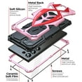 thumbnail image 6 of for Samsung Galaxy S23 Ultra Case Metal Hard  Phone Case Cover Case para Screw with Camera Protection Heavy Duty metalicas Military Grade Pink, 6 of 13
