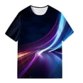 thumbnail image 5 of Men'S T-Shirt Short Sleeve Printed Summer Round Neck Top Trend Casual Sweatshirt3XL, 5 of 5