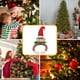 thumbnail image 4 of Colorido adorno para el árbol de Navidad con gorro de Papá Noel y diseño de elfos y muñeco de nieve | Adornos festivos para ventanas y árboles | Material de nailon y licra, 4 of 5