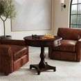 thumbnail image 2 of Beaumont Lane Traditional 34"D Round Wood Game Table in Cherry Brown, 2 of 7