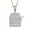 Rose Gold, variant on New 777 Letter Pendant Hip Hop Rap Necklace