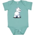 thumbnail image 3 of Inktastic Fluffy Butt Westie Boys or Girls Baby Bodysuit, 3 of 5