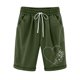 thumbnail image 1 of Pantalones Cortos Casuales Impresos de la Cintura Elástica con Bolsillos, Pantalones Casuales para Todo el Uso Diario de la Temporada, 1 of 3