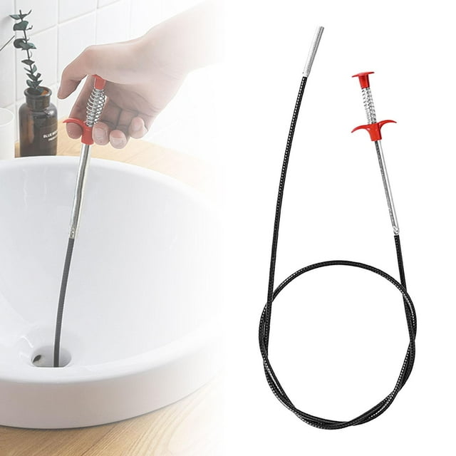 Herramienta de asistencia para quitar obstrucciones de pelo para recoger basura, herramienta de limpieza Flexible para desagües de cocina, fregadero 300cm