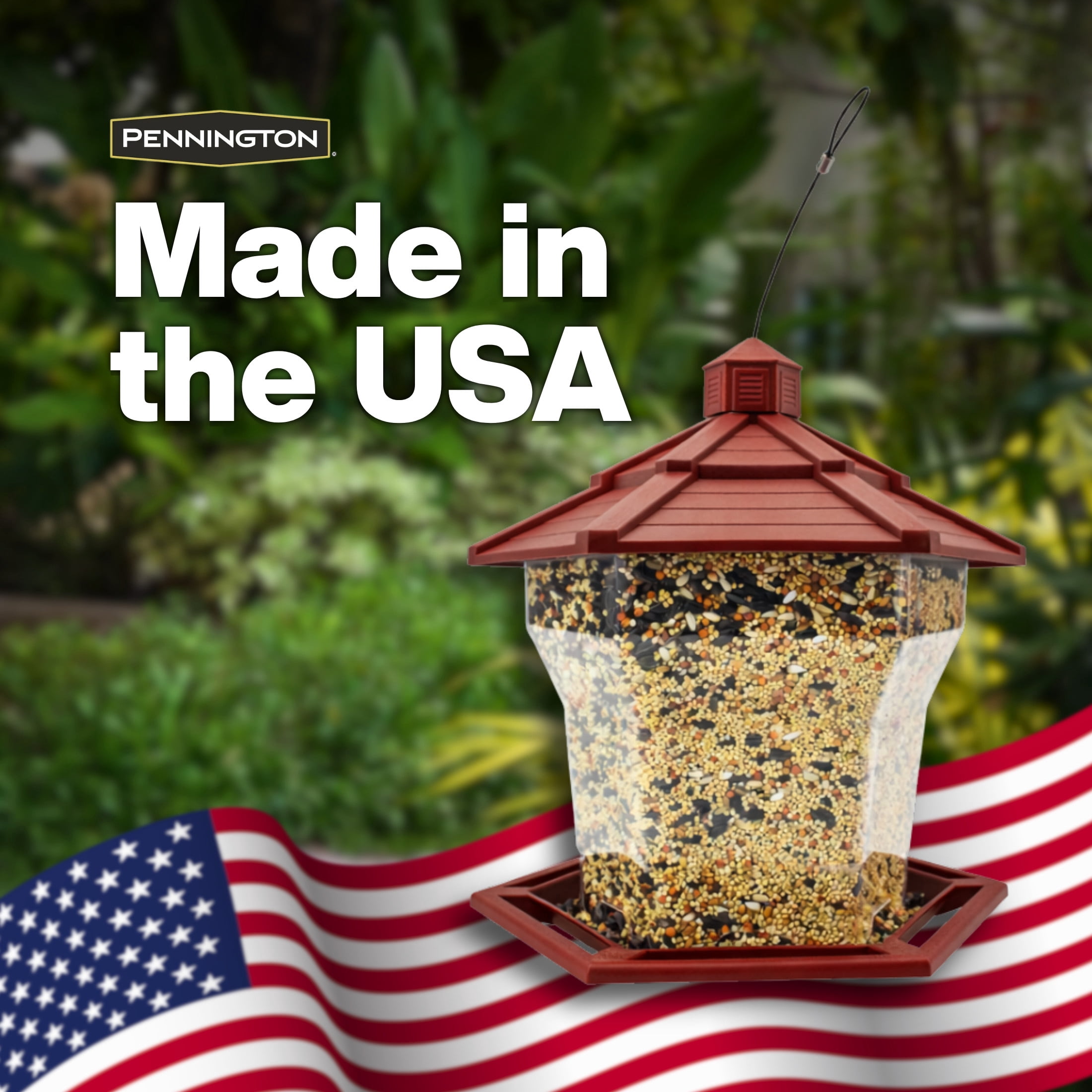 Pennington Earth Smart Recycled EcoGazebo Bird Feeder 6 Pounds