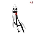 thumbnail image 1 of Halloween Ghost Windsock Cartoon Halloween Tree Hanging Decoration Wind Sock Out, 1 of 4