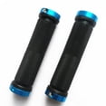 thumbnail image 2 of Soidarity Goma bicicleta de montaña bicicleta ciclismo manillar empuñaduras bloqueo dorado azul negro rojo blanco Ciclismo Azul Soidarity OD009986-02, 2 of 5
