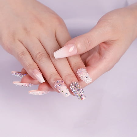 Perfet gifts for mother's day】Fofosbeauty 24pcs Press on False Nail Tips Extra Long Coffin Manicure Full Cover Fake Nails, Appuyez sur les Ongles Faux Ongles,Babysbreath french | Walmart Canada Perfet gifts for mother's day】Fofosbeauty 24pcs Press on False Nail Tips Extra Long Coffin Manicure Full Cover Fake Nails, Appuyez sur les Ongles Faux Ongles,Babysbreath french | Walmart Canada