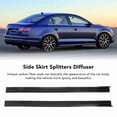 thumbnail image 4 of Side Skirt Splitters Diffuser, 6PCS Car Side Skirt 3 Section Type  for  2m/6.6ft,2.2m/7.2ft, 4 of 7