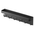 thumbnail image 1 of Estante de pared con gancho trasero magnético para puerta de casa sin perforaciones (negro, 1 of 5