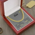 thumbnail image 4 of To My Dad | Cuban Link Chain | You're The Greatest, 4 of 4