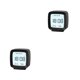 thumbnail image 4 of Naiovety Reloj digital Reemplazo cuadrado Pantalla de fecha Control de voz LCD Dormitorio Niños Alarmas Medidor de humedad Retroiluminación Negro 2piezas, 4 of 6