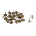 thumbnail image 2 of Uxcell 11mmx13mm Flat Head Furniture Nail Bronze Tone Upholstery Nails Tacks 50 Pack, 2 of 5