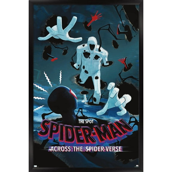 Marvel Spider-Man: Across The Spider-Verse - The Spot One Sheet Wall Poster, 14.725" x 22.375" Framed