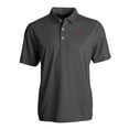 thumbnail image 2 of Men's Cutter & Buck Black SMU Mustangs Big & Tall Pike Eco Symmetry Print Stretch Recycled Polo, 2 of 3