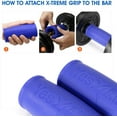 thumbnail image 6 of Yes4All Xtreme Grip Thick Bar Muscle Builder, Blue, 6 of 7