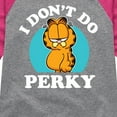 thumbnail image 3 of Garfield - I Don't Do Perky - Toddler And Youth Girls Raglan Graphic T-Shirt, 3 of 5