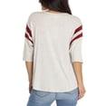 thumbnail image 2 of Women's  Ash Iowa State Cyclones Sabrina 3/4-Sleeve Jersey T-Shirt, 2 of 2
