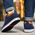 thumbnail image 5 of Men's Invisible Height Increasing Elevator Shoes Adult Leather Lace Up Casual Shoes Dress Shoes(2.09 Inches Taller Insole), 5 of 5