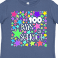 thumbnail image 4 of Inktastic 100 Days of School Pastel Stars Boys or Girls Toddler T-Shirt, 4 of 5